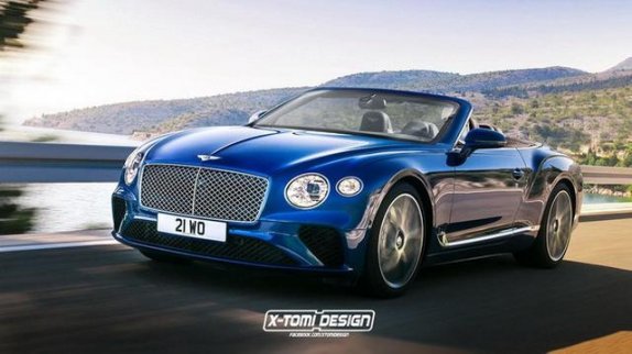 賓利全新歐陸GTC假想圖曝光 全新的設計風格